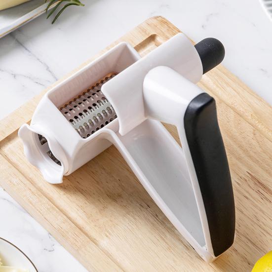 Handheld Rotary Cheese Grater Restaurant Cheese Nut Chocolate Vegetable Grater with Handle