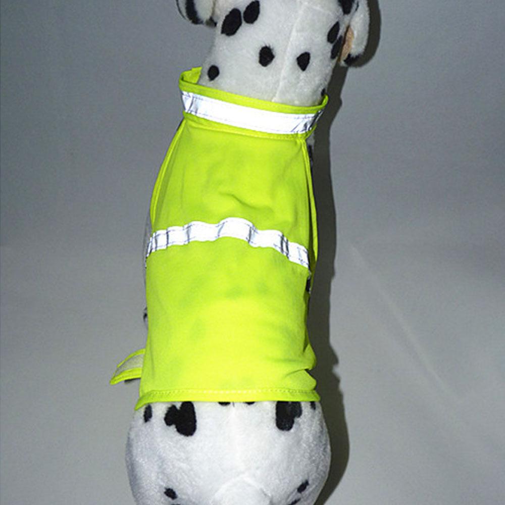 Светоотражающий жилет для собак, флуоресцентная одежда повышенной видимости для собак, светящаяся одежда для маленьких, средних и больших собак.