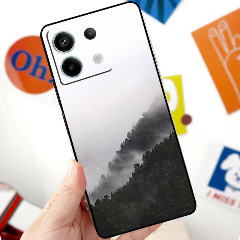 Чехол с узором «Лес и Облака» для Xiaomi Redmi Note 11 10 12 13 14 Pro 10S 11S 12S Чехол для Redmi 15 10C 13C 12C 14C
