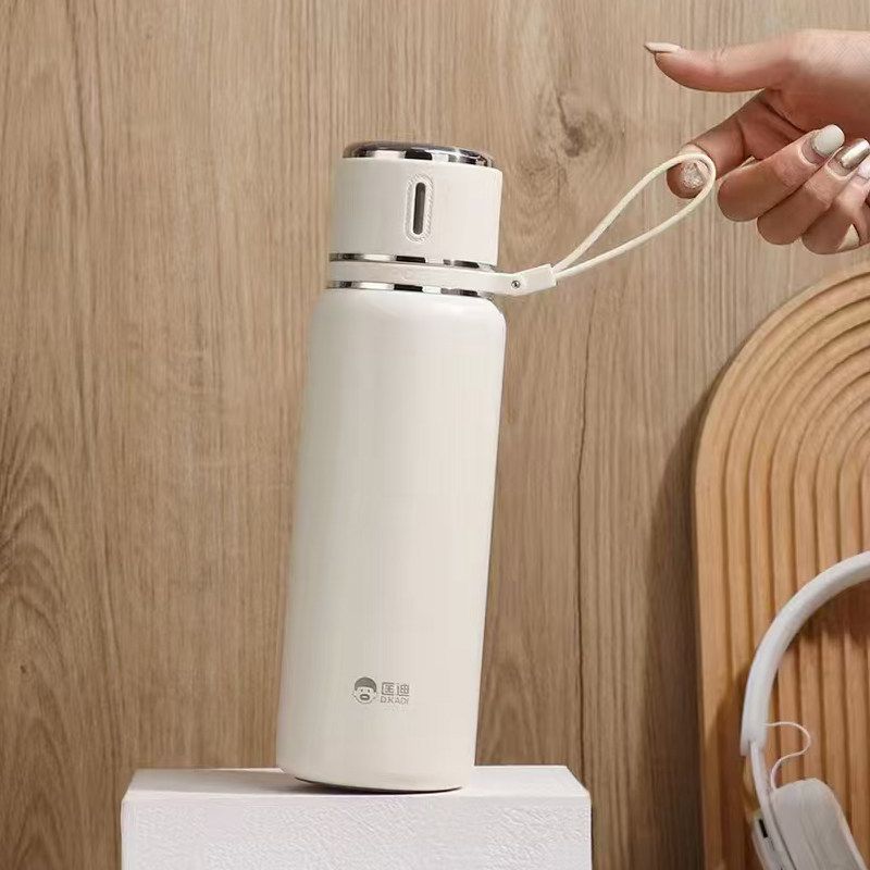 Kuangdi Vacuum Flask with 304 Stainless Steel Inner and Outer, Large Capacity Insulated Cup for Children and Students