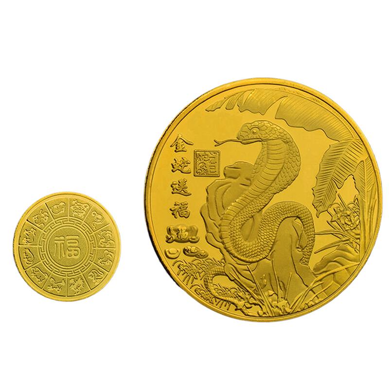 1 шт. 2025 Новый год Змеи памятные монеты китайский зодиак медали 3D рельефные монеты коллекционные новогодние монеты
