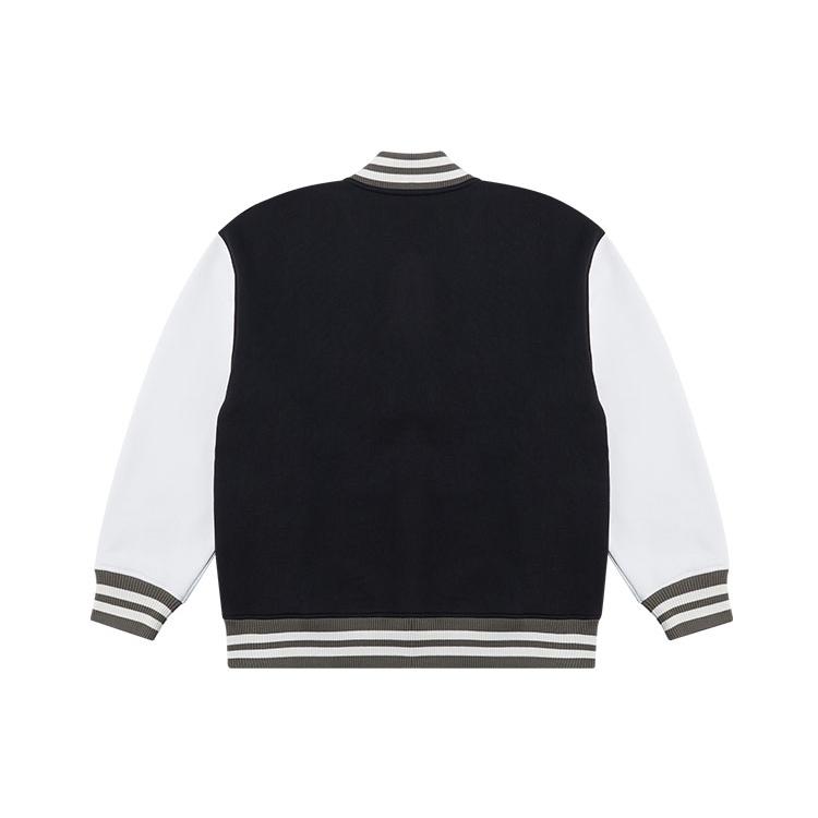 Champion FW22 Champion Thickened And Fleece Lined, Large Logo Print Open Collar Coat Casual Sports Thermal Thickened C2-W003