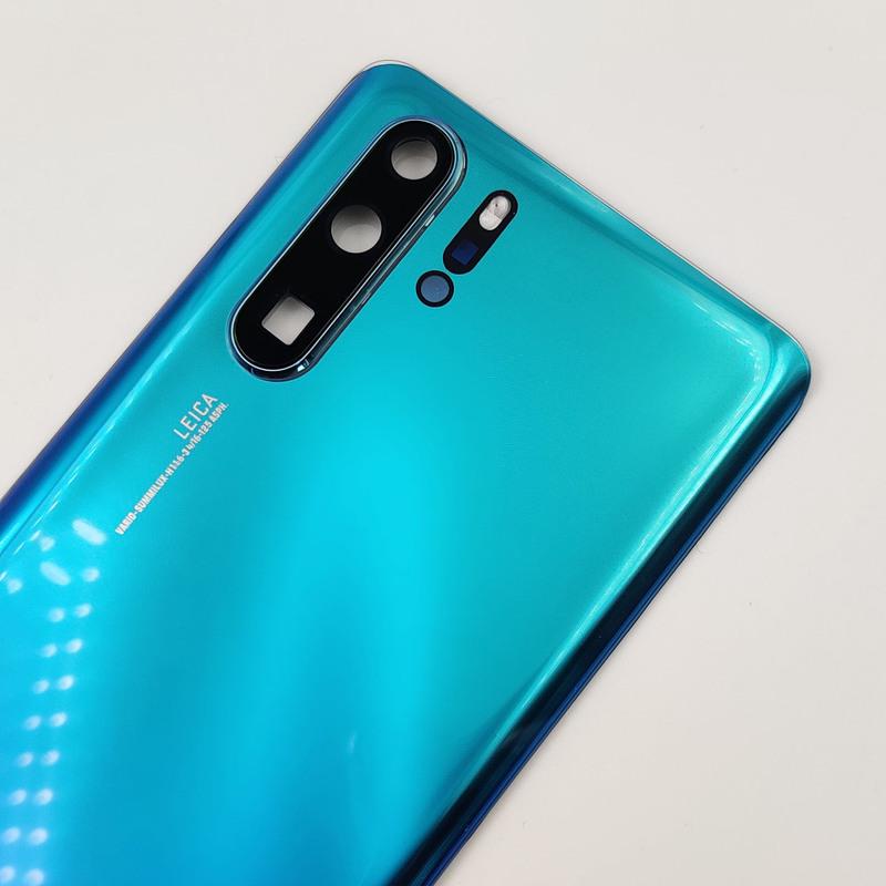 Для Huawei P30 Pro OEM A + новая крышка батарейного отсека, жесткая задняя крышка, задняя панель корпуса + объектив рамки камеры + клейкий логотип