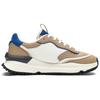 New MLB Chunky Runner Anti Slip Wear Resistant Low Top Chunky Sneakers Unisex Khaki White 3ASHRJ13N-07BGS