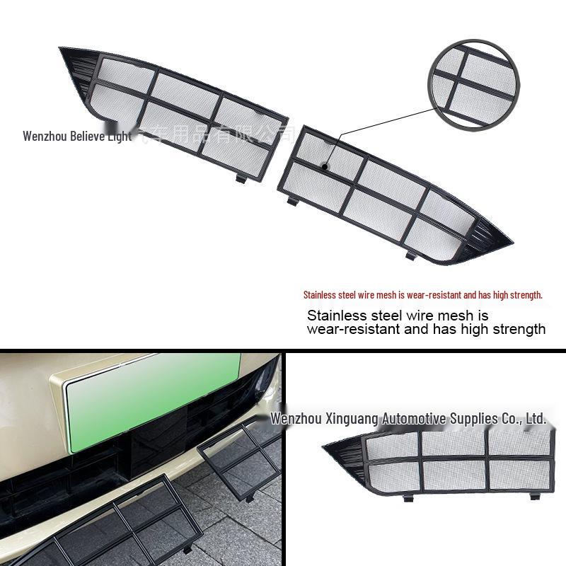 Changan Qiyuan A07 Windshield Insect Screen - Carbon Fiber Exterior Decoration, Painted Black, 24-Model Compatible