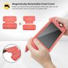 ProCase Чехол-книжка для Switch Lite 2 стекла Тонкий Прозрачный Мягкий ТПУ Ударопрочный Защитный Совместимый с Switch Lite 2019 Коралловый [с панелями] Чехол, Чехол, –