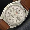 AUTOMATIC 7009A VINTAGE SEIKO 5 JAPAN MENS SILVER COLOR DIAL WATCH A701531-5 R206b-a701531