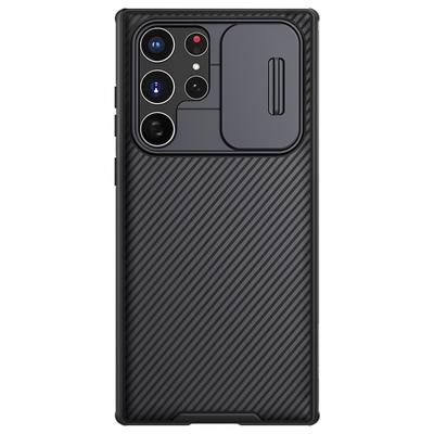 Для Samsung Galaxy S22 Ultra 5G Чехол-бампер NILLKIN Серия Black Mirror Pro Camshield