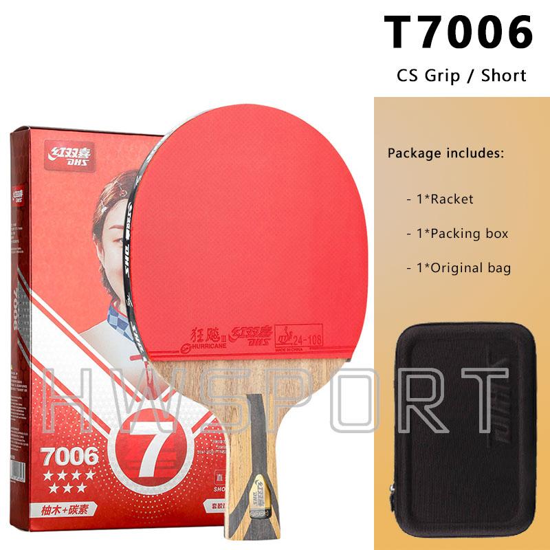 Оригинальная ракетка для настольного тенниса DHS 7 Star Offensive 8 Star 9 Star Professional Ping Pong Ракетка ALC Carbon Paddle