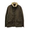 M.I.D.A. Boa Collar Military Jacket Khaki Men's Used