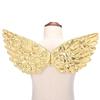 Angel Wings Adults Kids Cosplay Costume Accessory Unisex Glittery Cloth Wings for Halloween Stage Performance Photo Prop