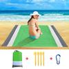 200x210cm Waterproof Pocket Beach Mat Folding Camping Sand Free Blanket Mattress Portable Lightweight Mat Outdoor Picnic Mat