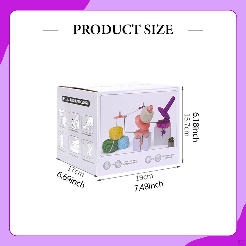 Электрическая моталка для пряжи Устройство для намотки ниток Бытовая Легкая Моталка для пряжи Автоматическая/Ручная