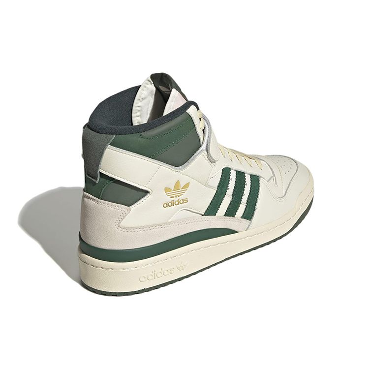 adidas Forum 84 Off White Dark Green Кроссовки унисекс Cream Team-Dark-Green Cloud-White GW2203