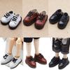 Ob11 Dod 1/12 Bjd Doll Shoes Casual Hand-Made Faux Pu Leather Doll Shoes