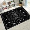 3D Retro Witch Ouija Gothic Spirit Board Rug for Bedroom Living Room Sofa Home Doormat Decor, Large Kids Play Non-slip Floor Mat