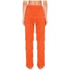 Womens Latin Dance Fringe Pants Elastic Waistband Contrast Color Tassel Trousers Cha Cha Tango Rumba