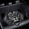 1 шт. Матовый коврик в багажник автомобиля с принтом смелого льва, нескользящий, сверхпрочный, для внедорожников, седанов, грузовиков. Защита от домашних животных, защитный чехол
