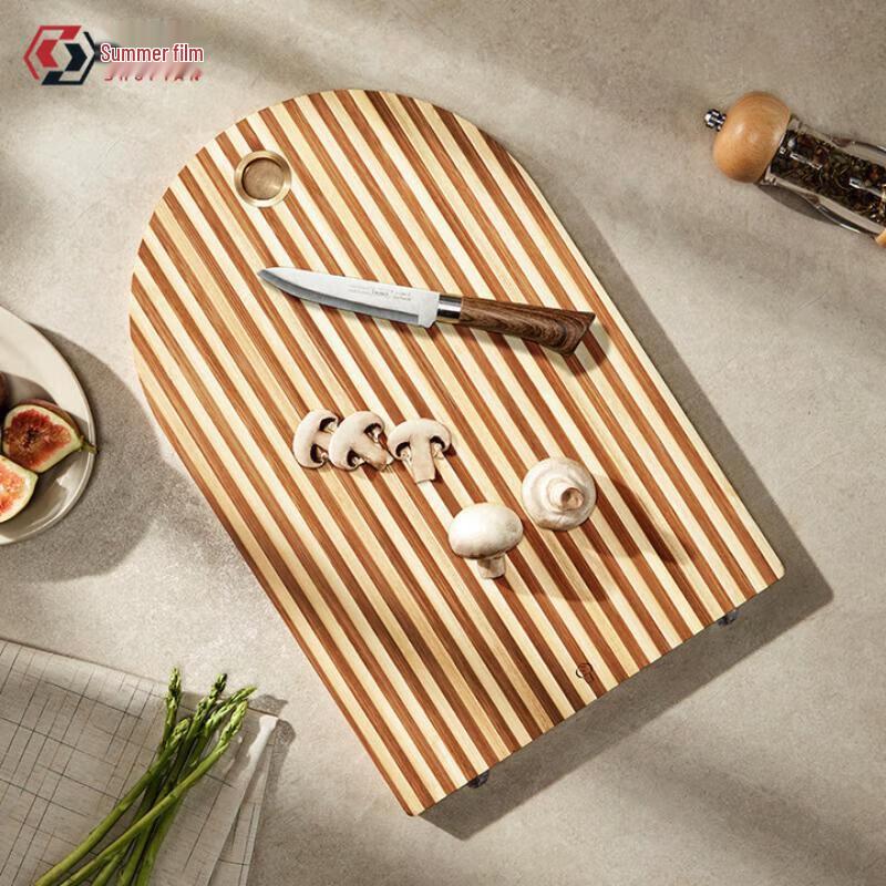 Spliced Bamboo Double-Sided Cutting Board