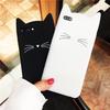 Новый мягкий силиконовый чехол для iPhone SE 5s 5 6/6s 6/6s plus 7 7plus с 3D бородатым котом