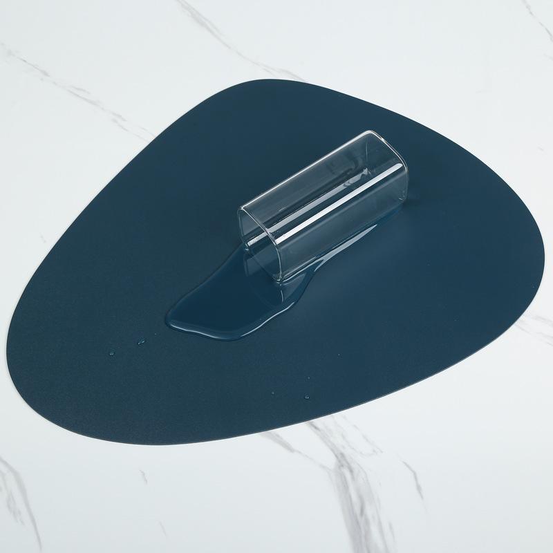 American placemat leather scalding western placemat water and oil insulation mat Nordic household bowl coaster dining table mat