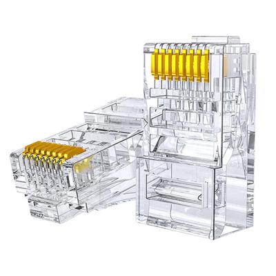 HAILE Сетевой коннектор RJ45 Cat5e с золотым покрытием