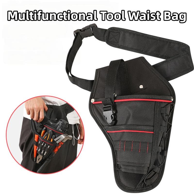 Многофункциональная поясная сумка для электрика, портативная, прочная сумка для инструментов