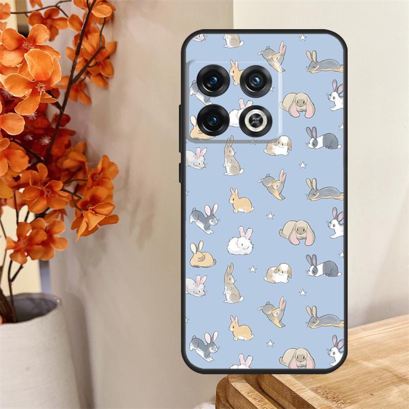Bunny Rabbits Case For OnePlus 11 8 9 10 Pro 8T 9R 9RT 10T Cover For OnePlus Nord 3 2T CE 2 Lite N10 N20