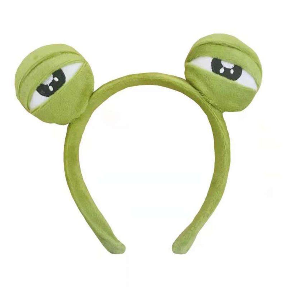 Аксессуары для волос Моющая повязка на голову Широкополые эластичные повязки для волос Макияж Забавная повязка для волос с лягушкой