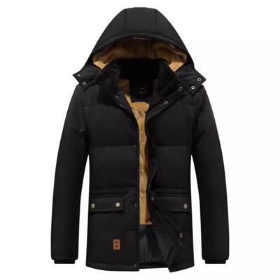 Зимняя мужская хлопковая куртка больших размеров, утолщенная стеганая куртка