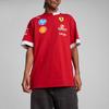 Puma Scuderia Ferrari SS25 Fashion Comfortable Loose Color Block Short Sleeve T-Shirt Men Tops Red 71357101