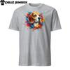 Colorful Beagle Unisex T-Shirt | Vibrant Paint Splashes | Dog Lover Gift