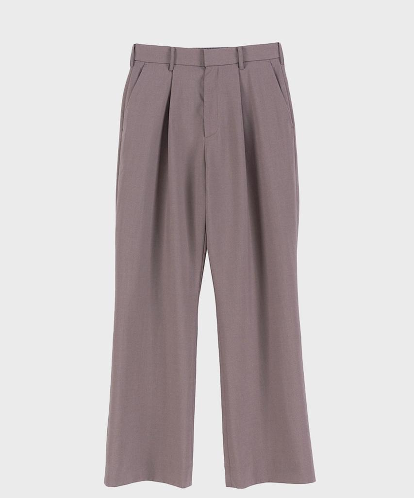 PREF Mauve Flared Tropical Wool Trouser