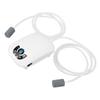 Aquarium Oxygen Pump Silent 2 Outlets Small Portable Fish Tank Air Bubbler Pump for Fishing Home