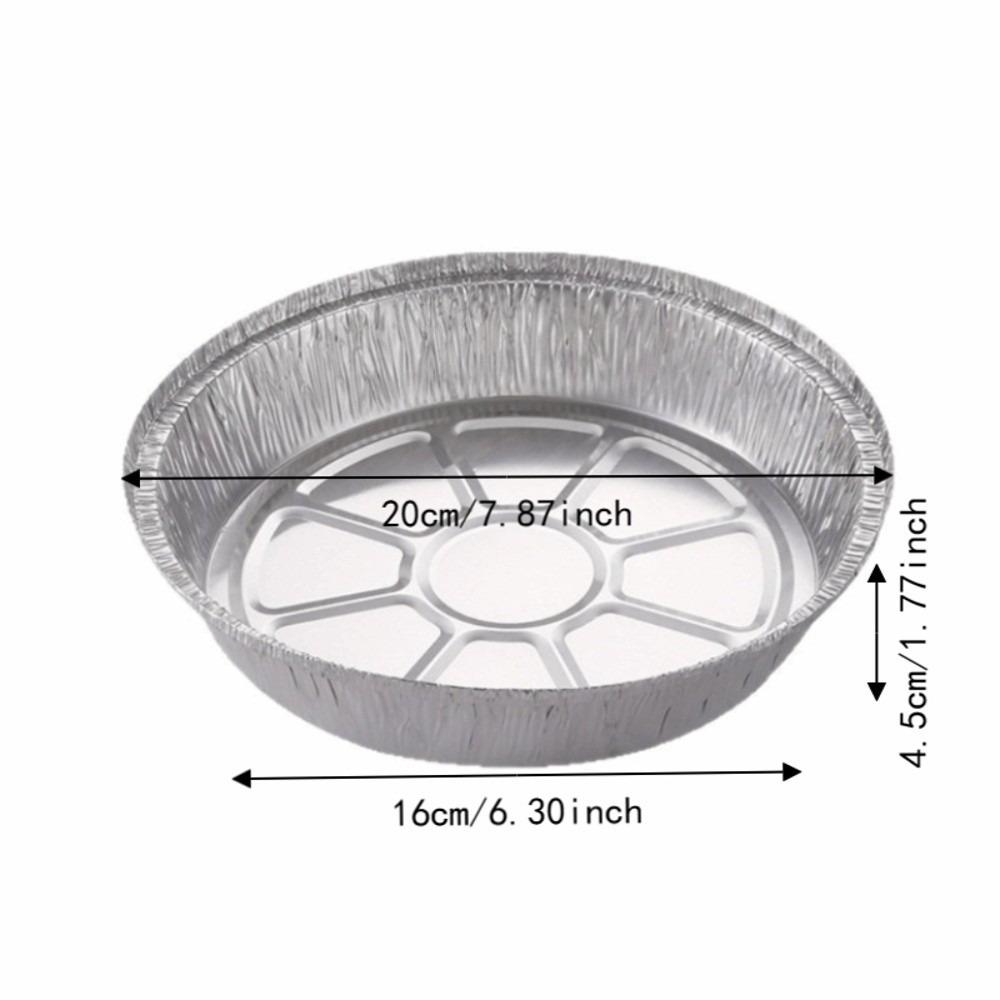 20PCS Aluminum Foil Baking Tray Food Grade Tin Foil Pan Air Fryer Foil Baking Pan Pizza Bread