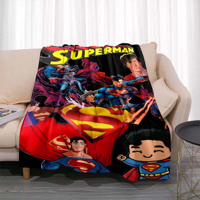 2026 New Superman Character Poster Blanket, Comfortable Home Blanket, Ideal Gift for Fans.