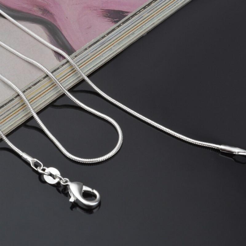 European Style Fashion Unisex Round Snake Chain Long Necklace Chains Exquisite Elegant Women All-Match Jewelry