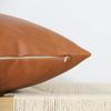Bed Cushion Cover Solid Color Leather Modern Simple Style Bedroom Living Room Decoration Car Sofa Pillow Case 45x45cm/30x50cm
