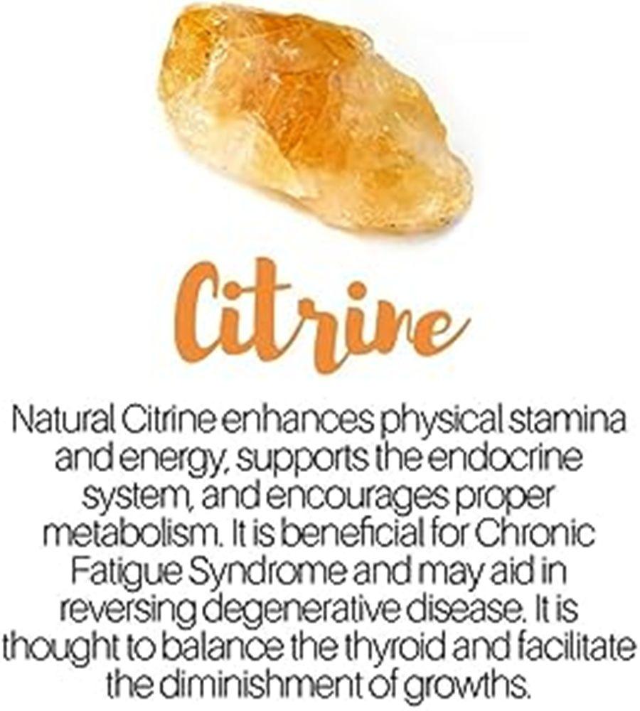 Citrine Gemstone 925 Sterling Silver Gift Jewelry Ring Size 8