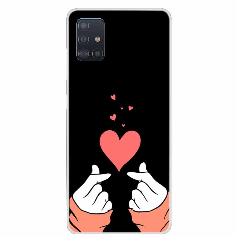 Для чехла Samsung Galaxy A71 A51 M31 Чехол M31S Мягкий силиконовый задний чехол для Samsung A71 M31S Чехол A 51 Ударопрочный чехол M31 Чехол