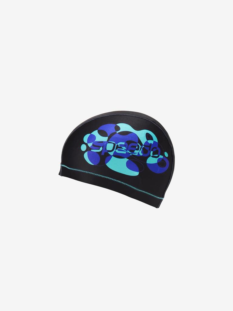 Speedo Водоотталкивающая трикотажная шапочка для плавания, размер F, Бирюзовая,