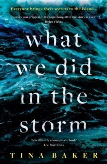 What We Did In The Storm by Tina Baker Hardback Book 9781800811843