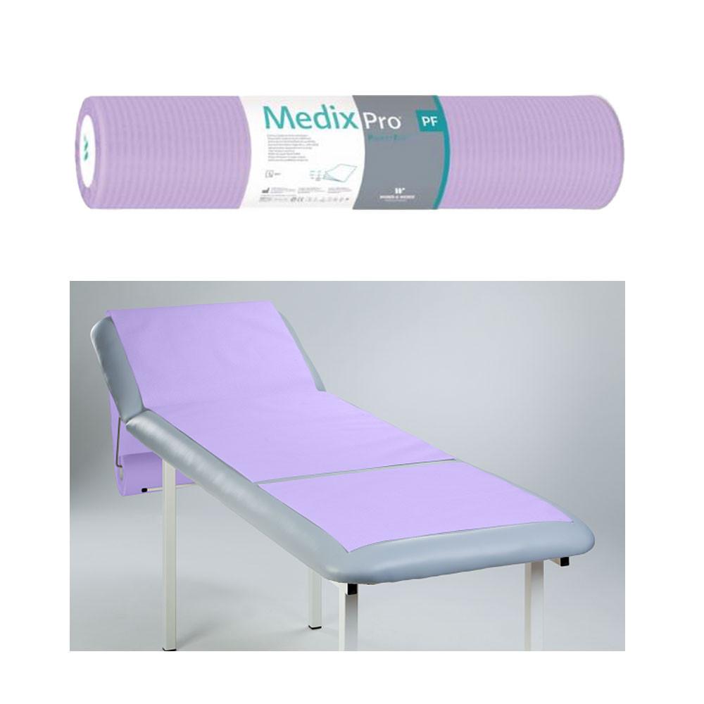 Hygienic Pad On A Roll 50cm x 50cm Purple Foiled 54g Medixpro 80 pcs