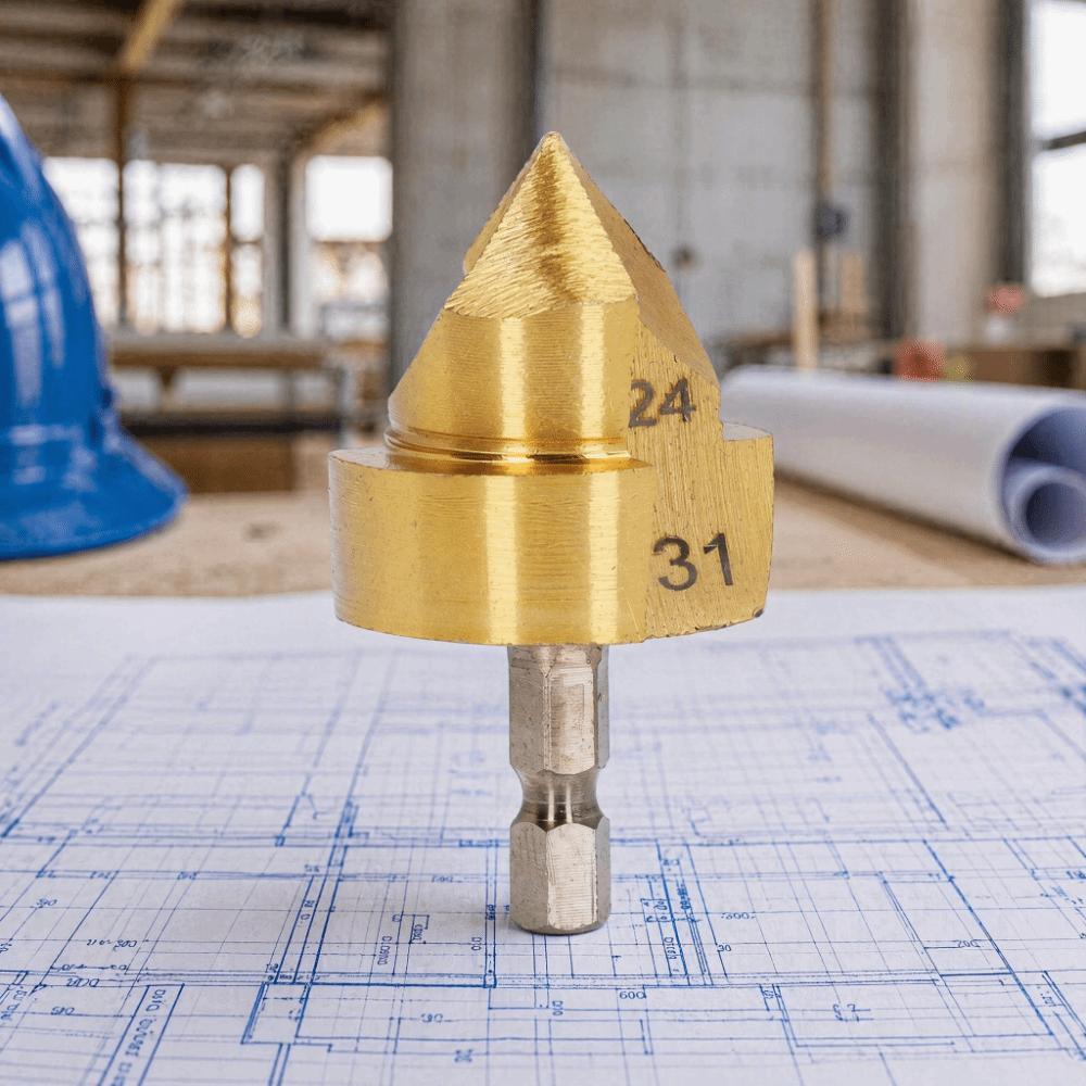 24-31mm Blade Diameter Stepped Drill Bit 1/4 Inch Shank Hole Opening Drill Water Pipe Drilling