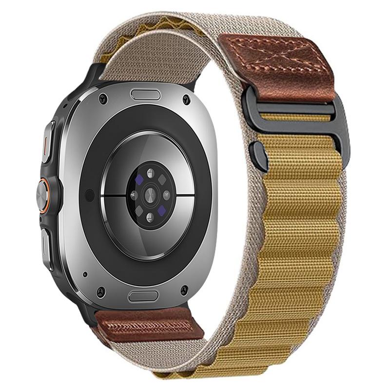 Кожаная бирка Высокогорный нейлоновый ремешок-петля для Samsung Watch8