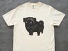 Black Pug Puppy T-Shirt – Cute Pug Lover Gift, Dog Mom / Dad Tee, Funny Pet Graphic Tee