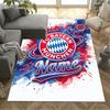 Bayern Munich Fan Art Carpet Design for Foyer Kitchen Bedrooms Game Room Anti-slip Rug Anime Office Decor Perfect Birthday/Christmas Gift Idea