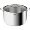 TEFAL Intuition XL Marmite 28 Cm Inox + Couvercle Verre, Capacité 8 L, Induction, Acier Inoxydable 18/10, Poignées Robustes B8646404
