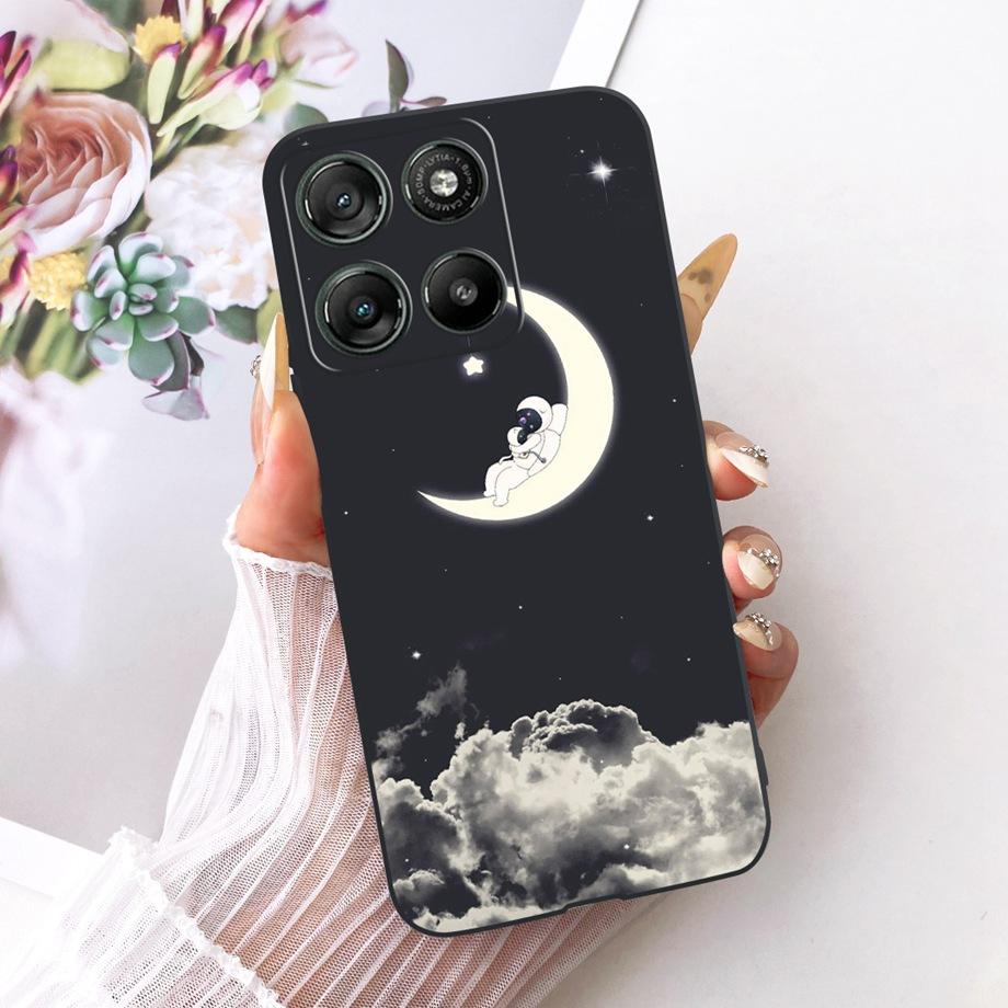 Чехол для телефона Motorola Moto G67 Power G57 Power Мягкая силиконовая накладка Дизайн с бабочкой, драконом, кошкой, цветами Capa Motorola G57 Funda