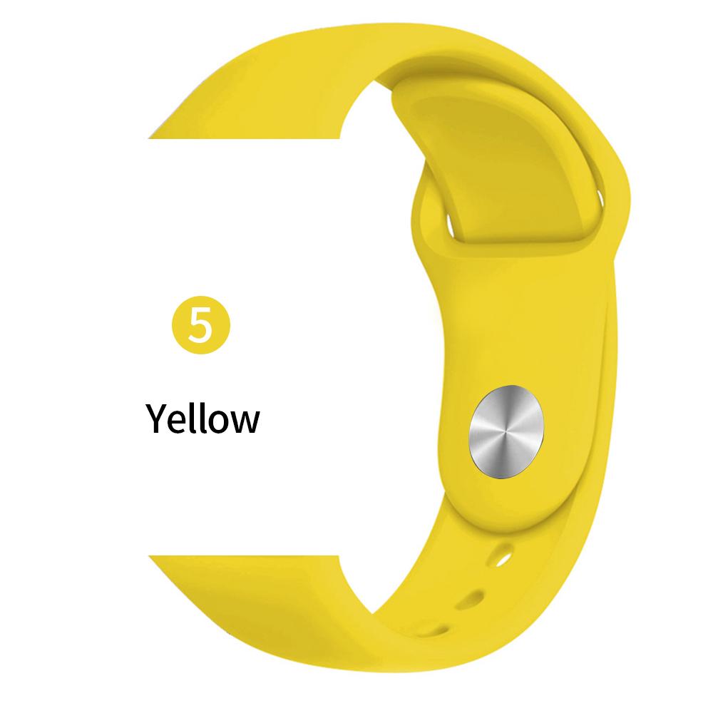 Мягкий спортивный силиконовый ремешок для часов Apple 4 3 2 1 38 мм 42 мм дышащий браслет для Iwatch Series 5 6 SE 40 мм 44 мм ремешок